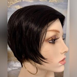 HAIR, Pixie Center Part Straight Jet Black